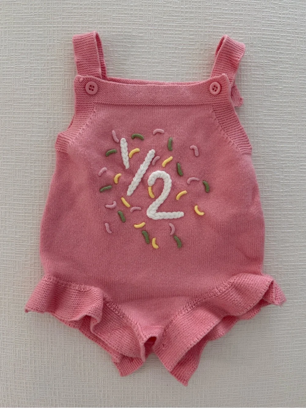 6 months 1/2 Birthday Onesie